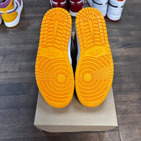 (GS) Taxi Yellow Toe Jordan 1 Mid (USED,No Box)