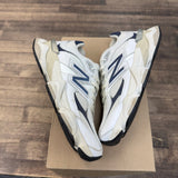 New Balance 9060 White Navy (US 9) (USED, No Box) Size 9 (Pre-Owned) - Image 1