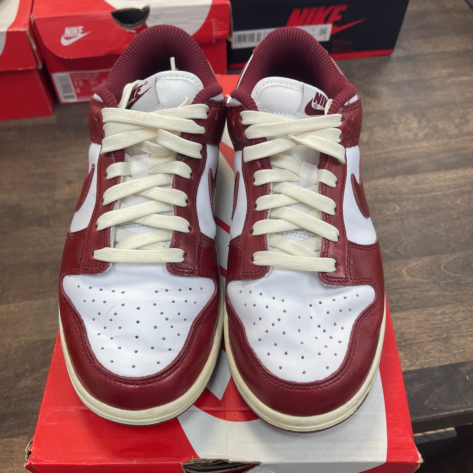 Vintage Red Dunk Low (W) (USED)