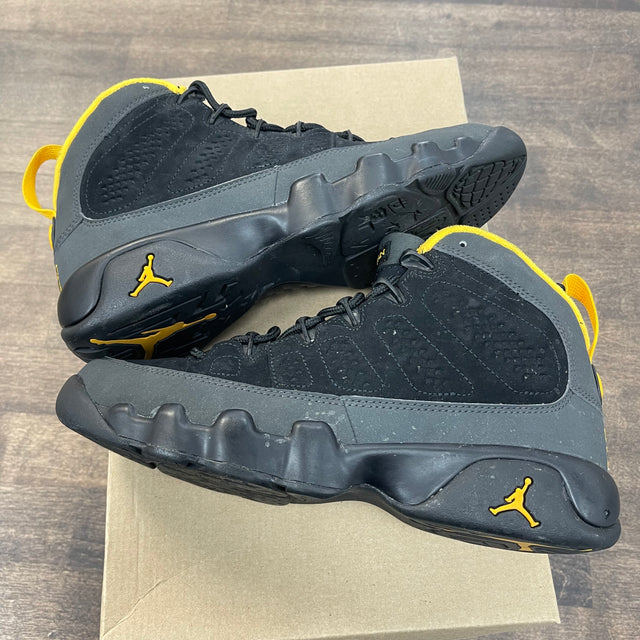 University Gold Jordan 9 (GS) (USED, No Box)