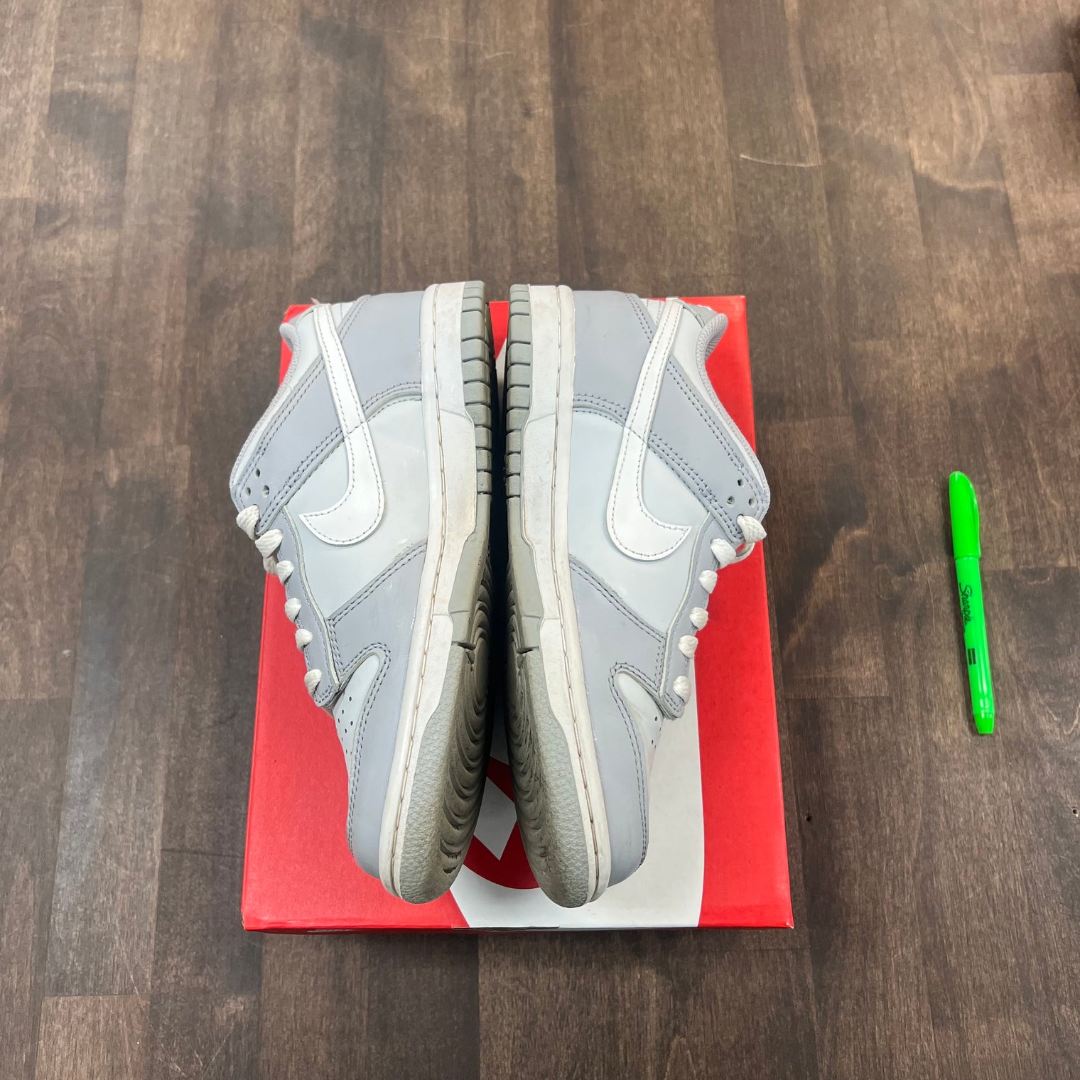 Two Tone Grey Dunk Low (GS) (USED)