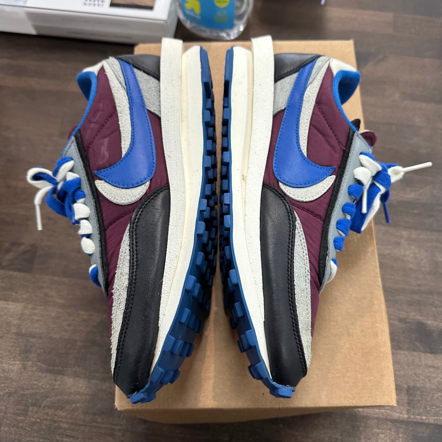 Sacai x Undercover Night Maroon Team Royal LDWaffle (USED, No Box)