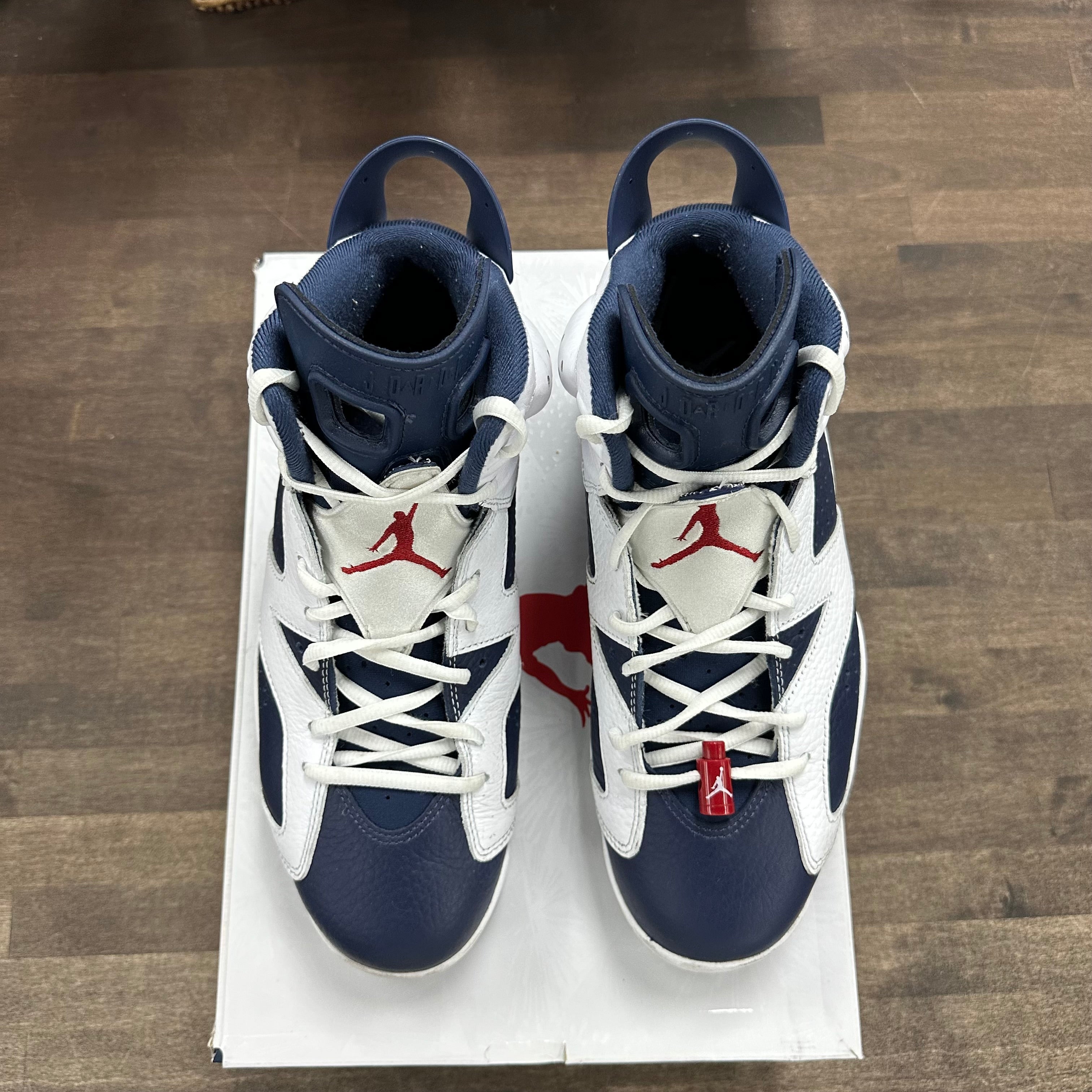 Jordan 6 Retro Olympic (2024) (US 9.5) (USED) Size 9.5 (Pre-Owned) - Image 2