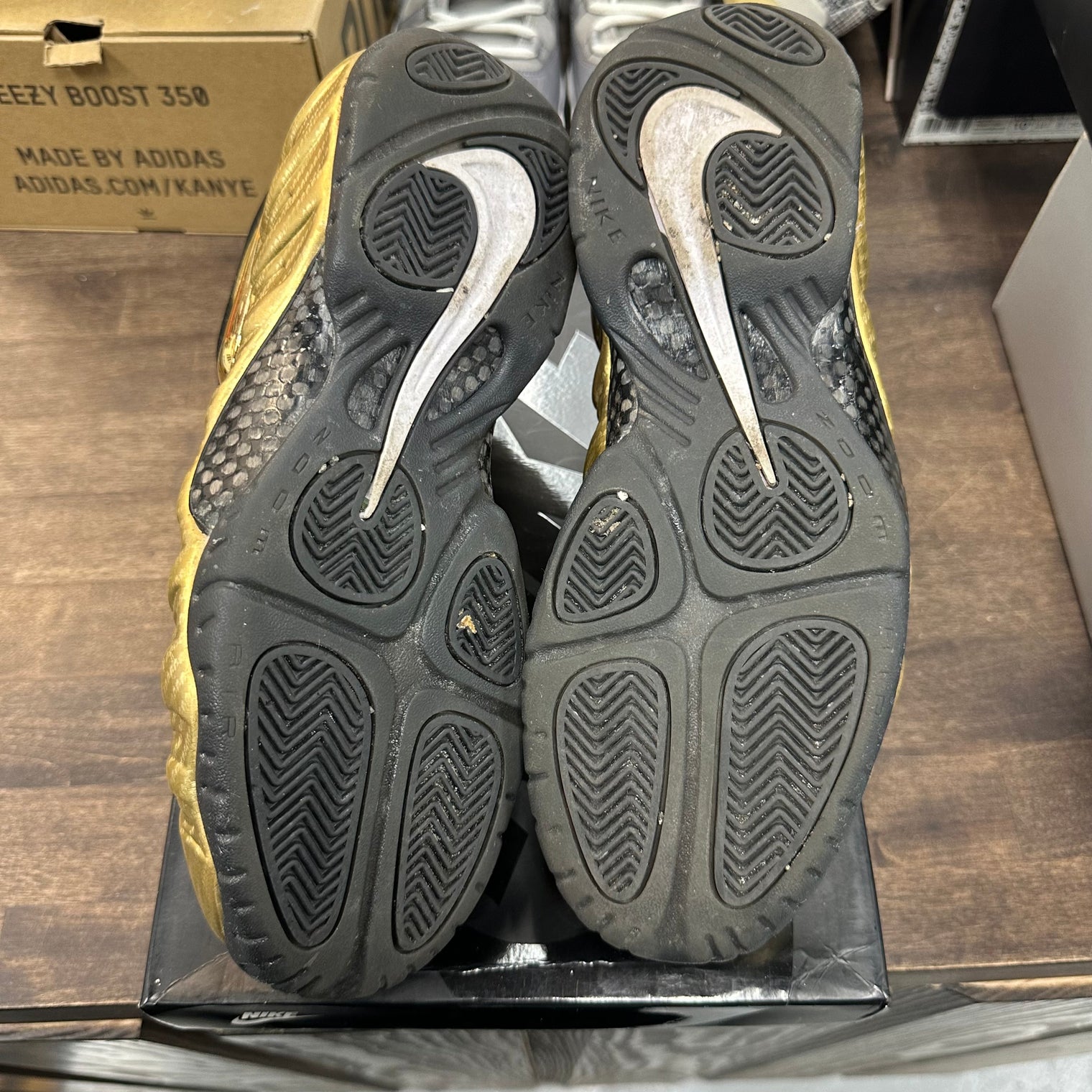 Metallic Gold Nike Foamposite Pro (USED)