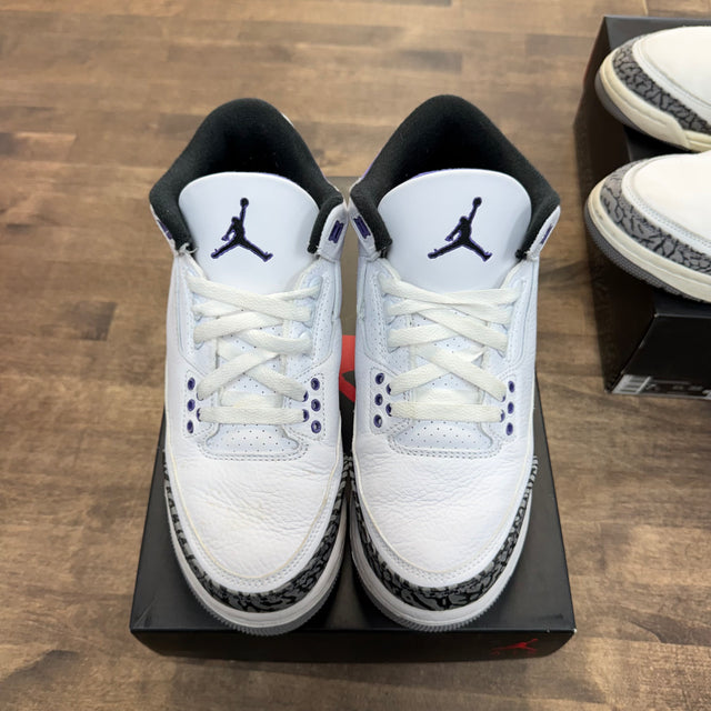 Dark Iris Jordan 3 Retro (USED)