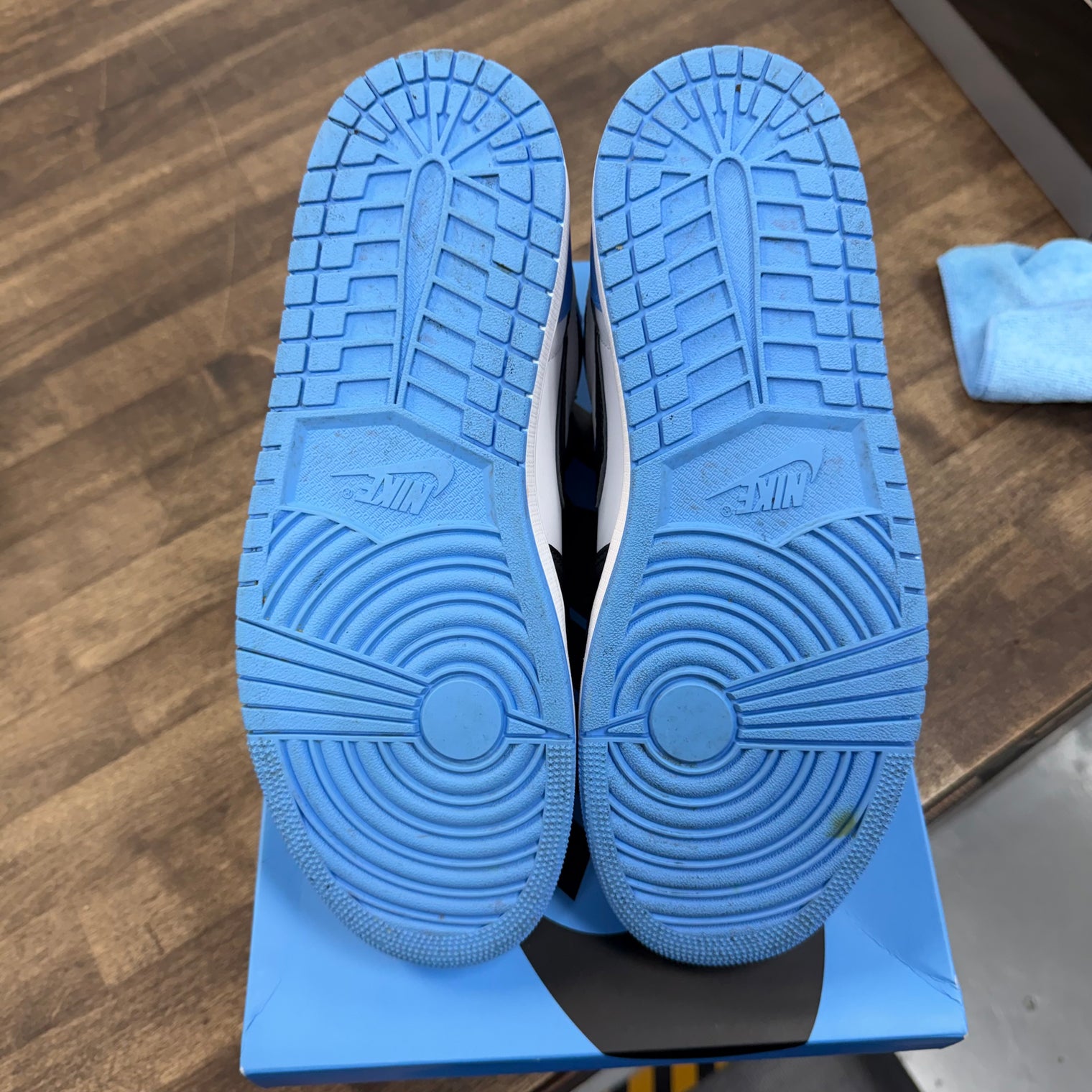 UNC Toe Jordan 1 High (USED)