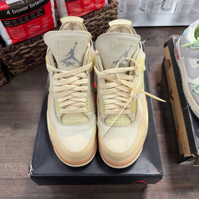 (W) Sail Off-White Jordan 4 SP (USED)