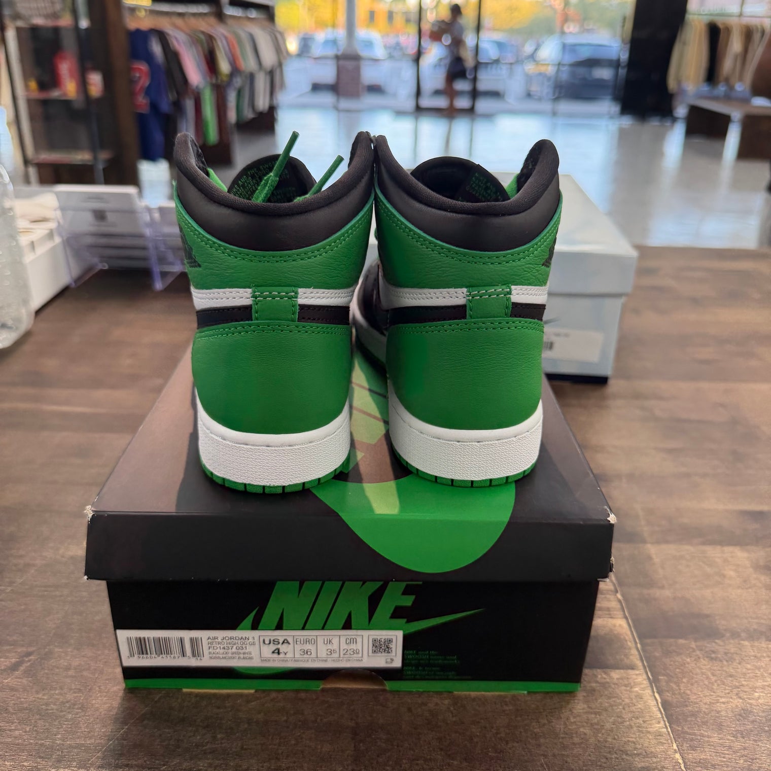 Lucky Green Jordan 1 High (GS) (USED)