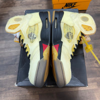 Off-White Sail Jordan 5 (USED)