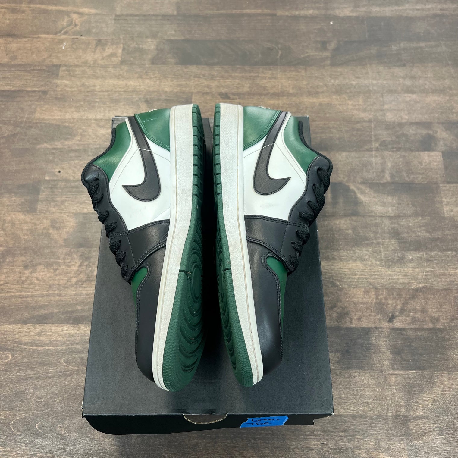 Green Toe Jordan 1 Low (USED)