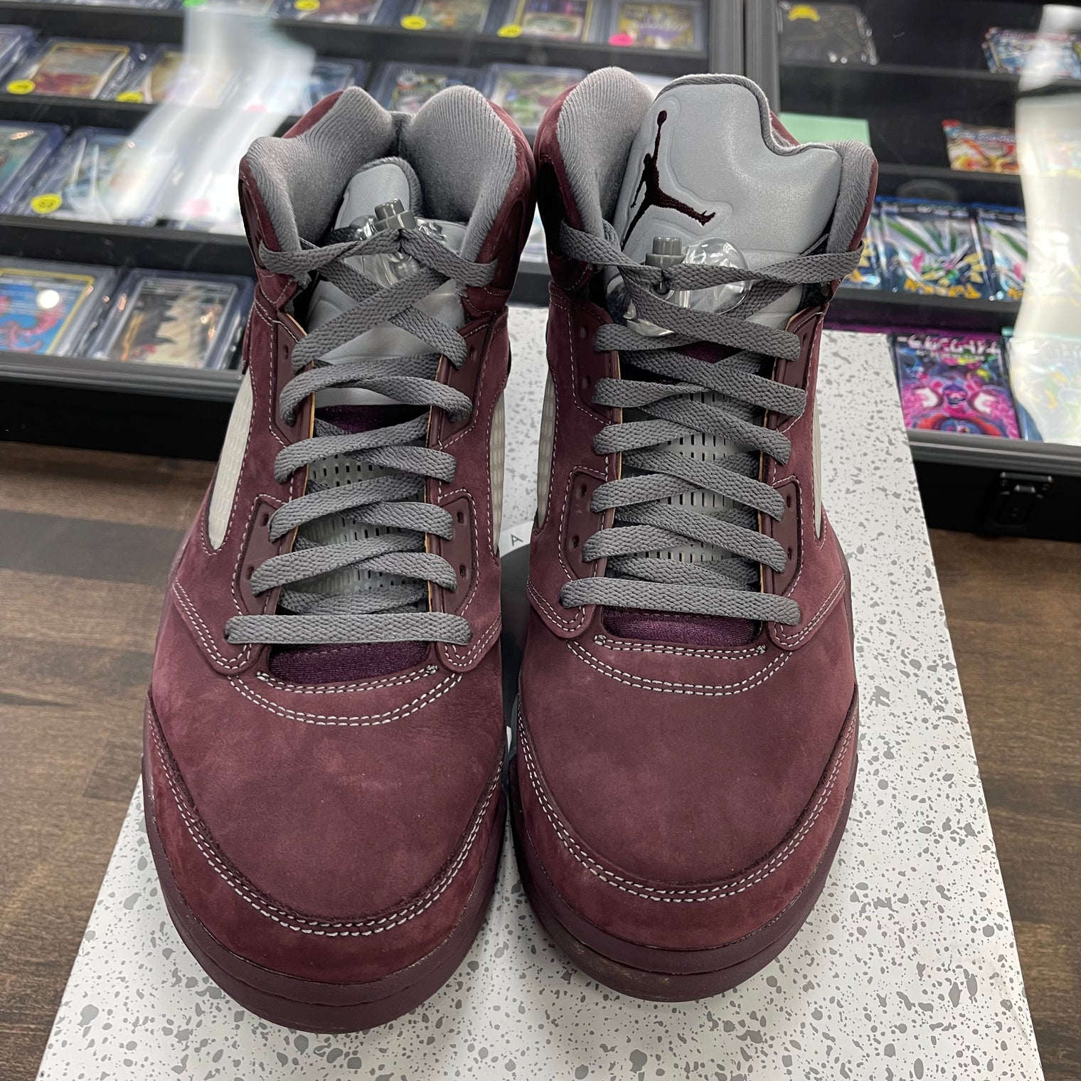Burgundy Jordan 5 (USED)