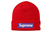 Supreme New Era Box Logo Beanie Red (FW17)