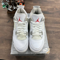 White Oreo Jordan 4 Retro (GS) (USED, No Lid)