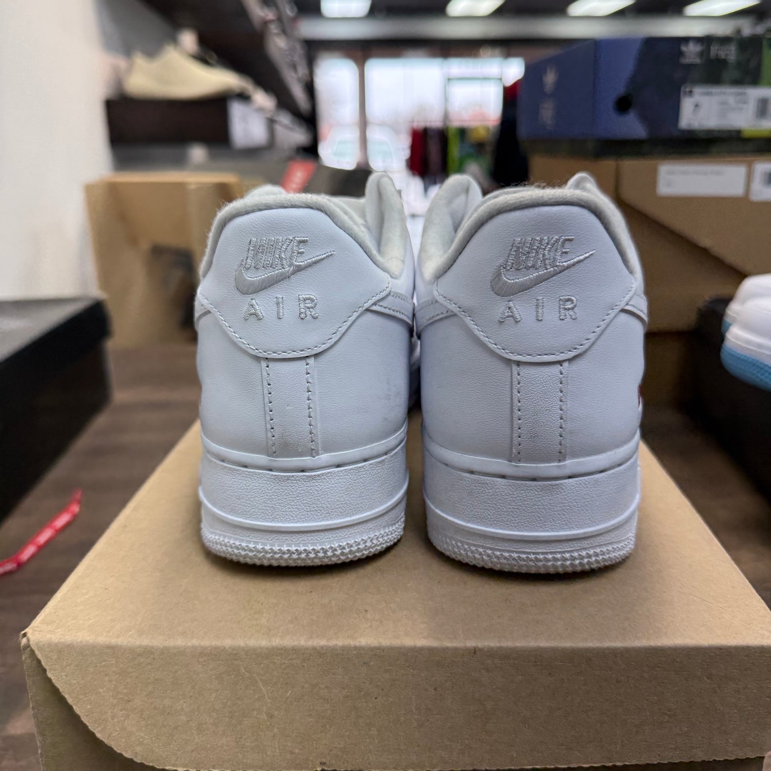 Nike Air Force 1 Low Supreme White (US 9.5) (Lightly Worn, No Box)