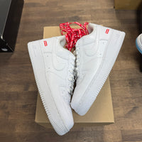 Nike Air Force 1 Low Supreme White (US 9.5) (Lightly Worn, No Box)
