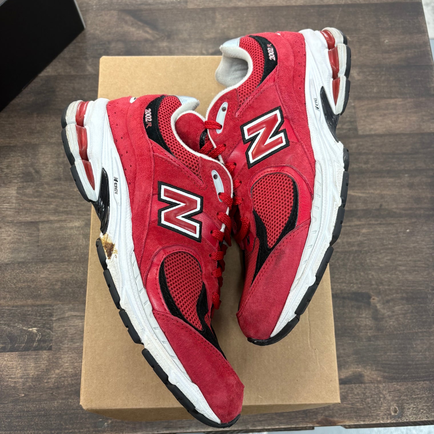 Team Red New Balance 2002R (USED,No Box)