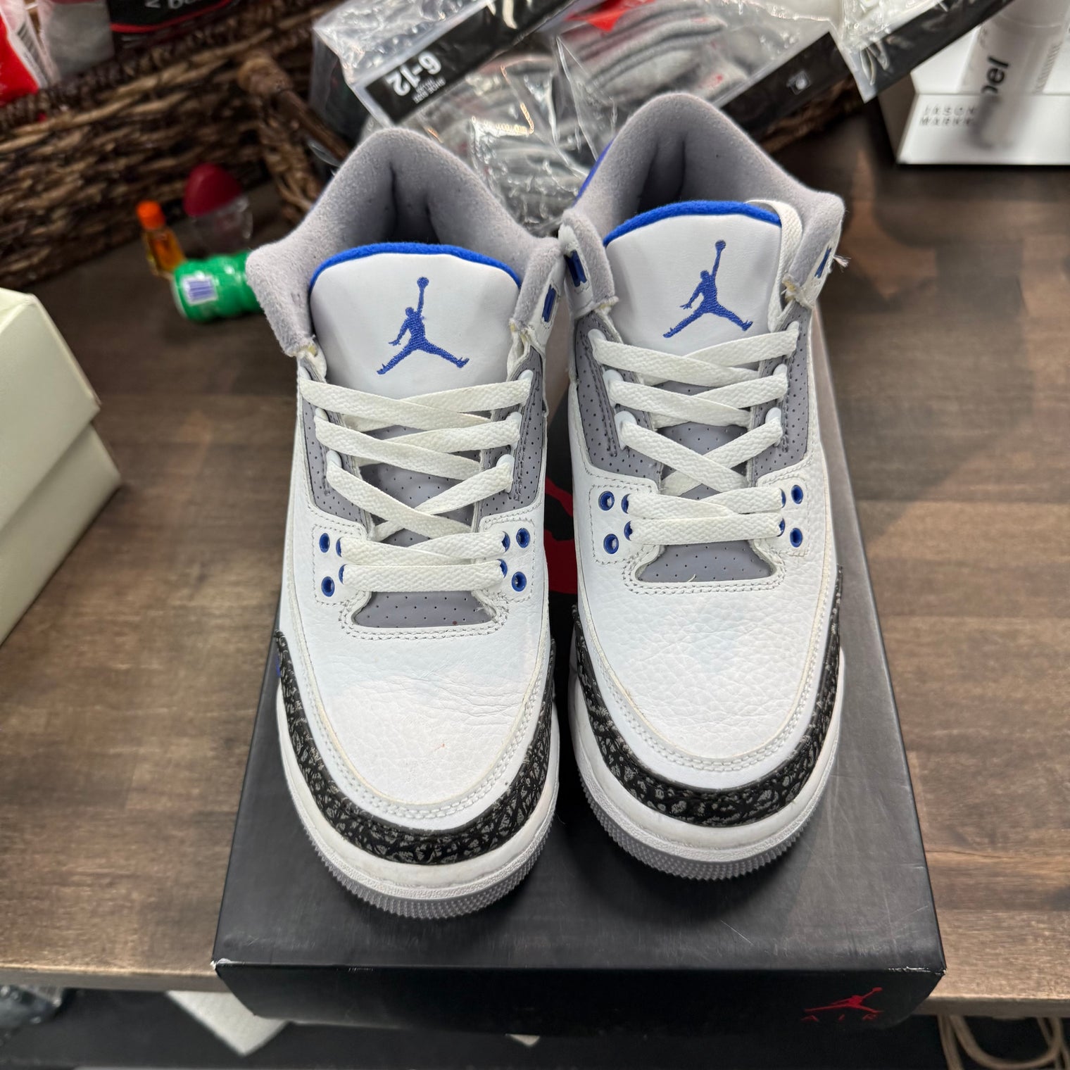 Racer Blue Jordan 3 Retro (GS) (USED)