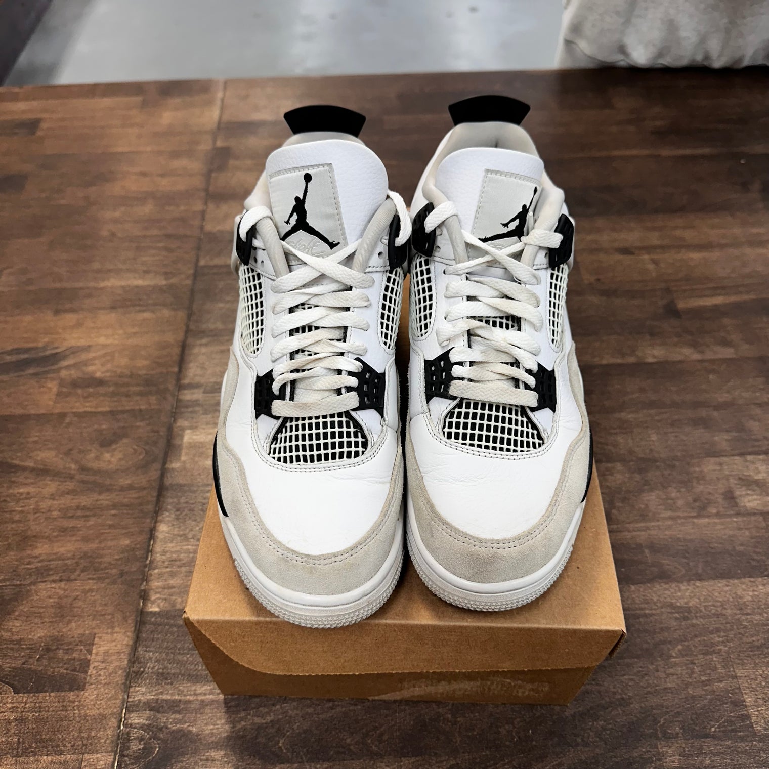Military Black Jordan 4 (USED, No Box)
