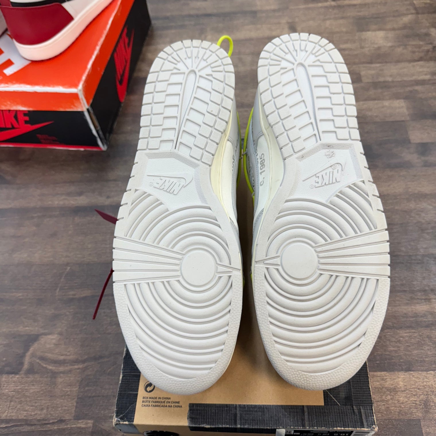 Off-White Lot 3 of 50 Dunk Low (USED, No Lid)