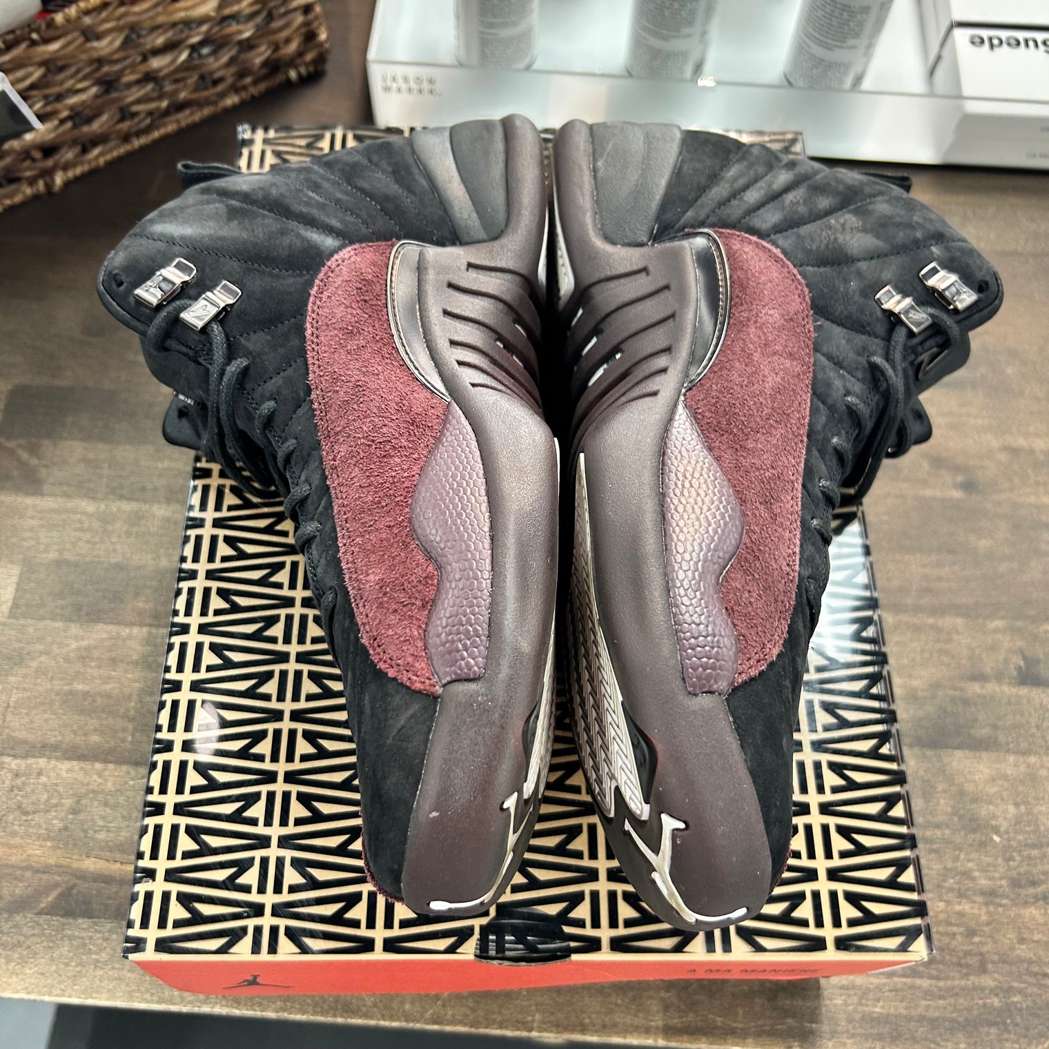 A Ma Maniere Black Jordan 12 SP (W) (USED)