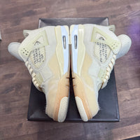 OFF-White Sail Jordan 4 Retro (W) (USED)