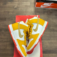 University Gold Nike Dunk High (W) (Lightly Worn)