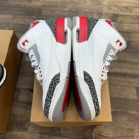 Fire Red Jordan 3 Retro (USED, No Box)