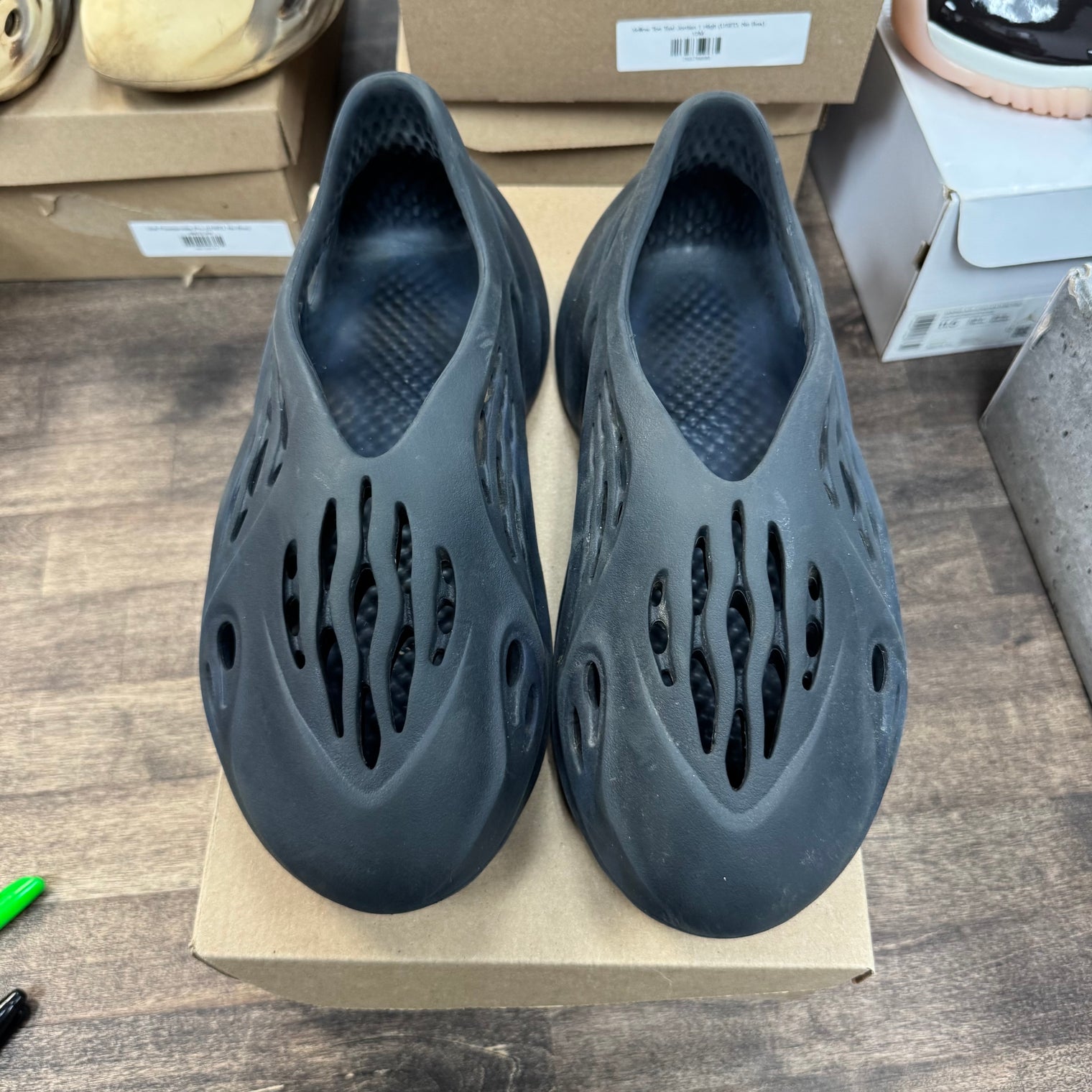 Mineral Blue Yeezy Foam RNNR (USED, No Box)