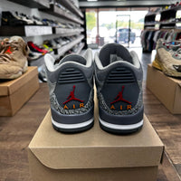 Cool Grey Jordan 3 Retro (USED, No Box)