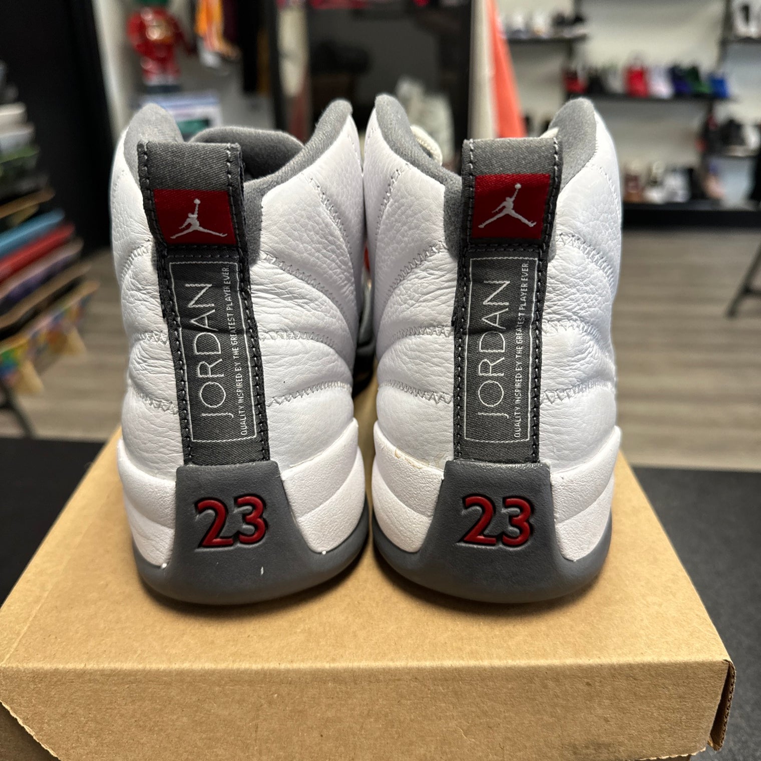 Dark Grey Jordan 12 (USED, no box)
