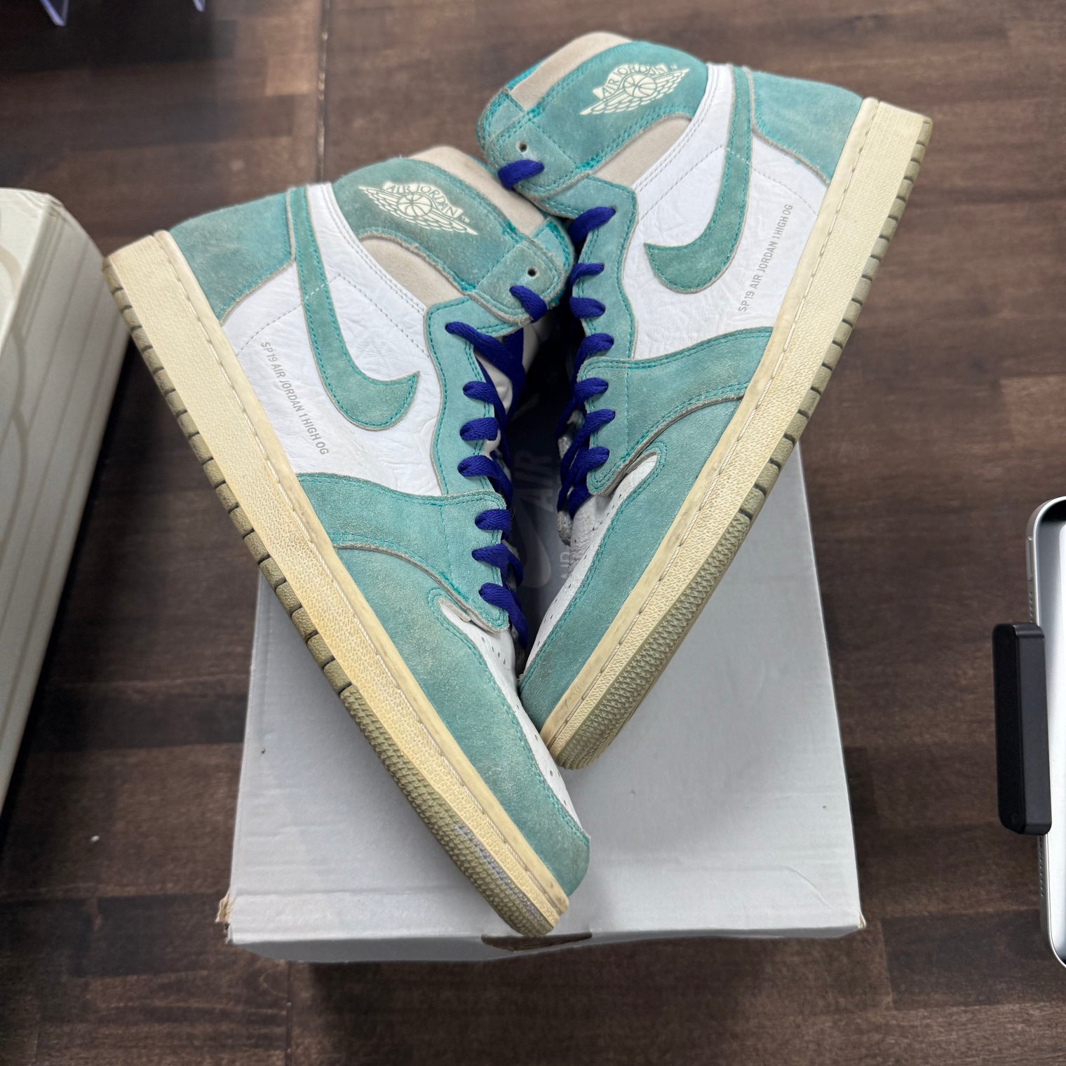 Turbo Green Jordan 1 High (USED, No Box)