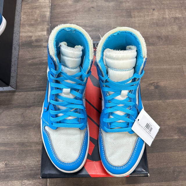 Off-White UNC University Blue Jordan 1 High (USED)