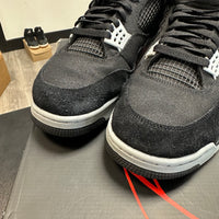 Black Canvas Jordan 4 (USED)