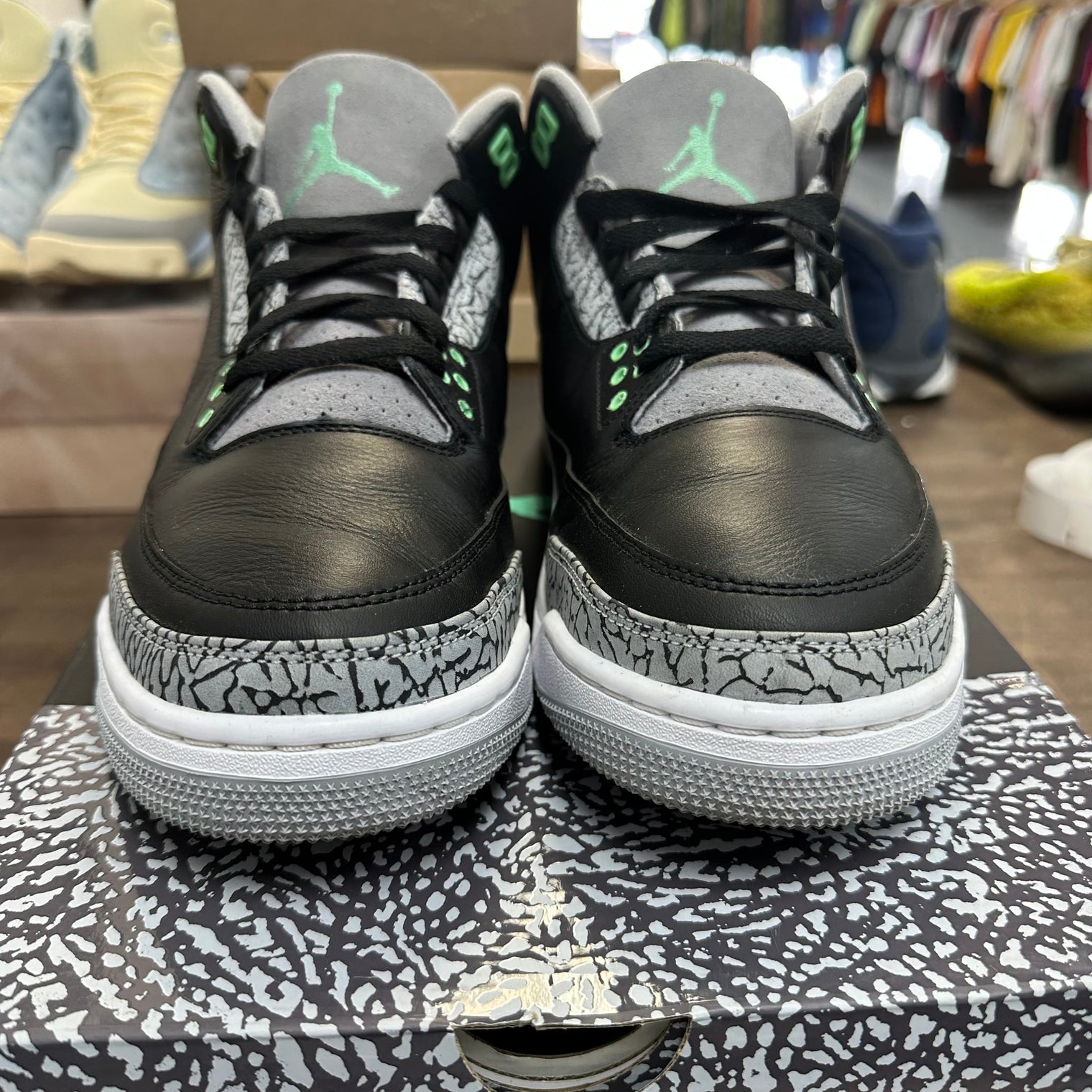 Green Glow Jordan 3 (USED)