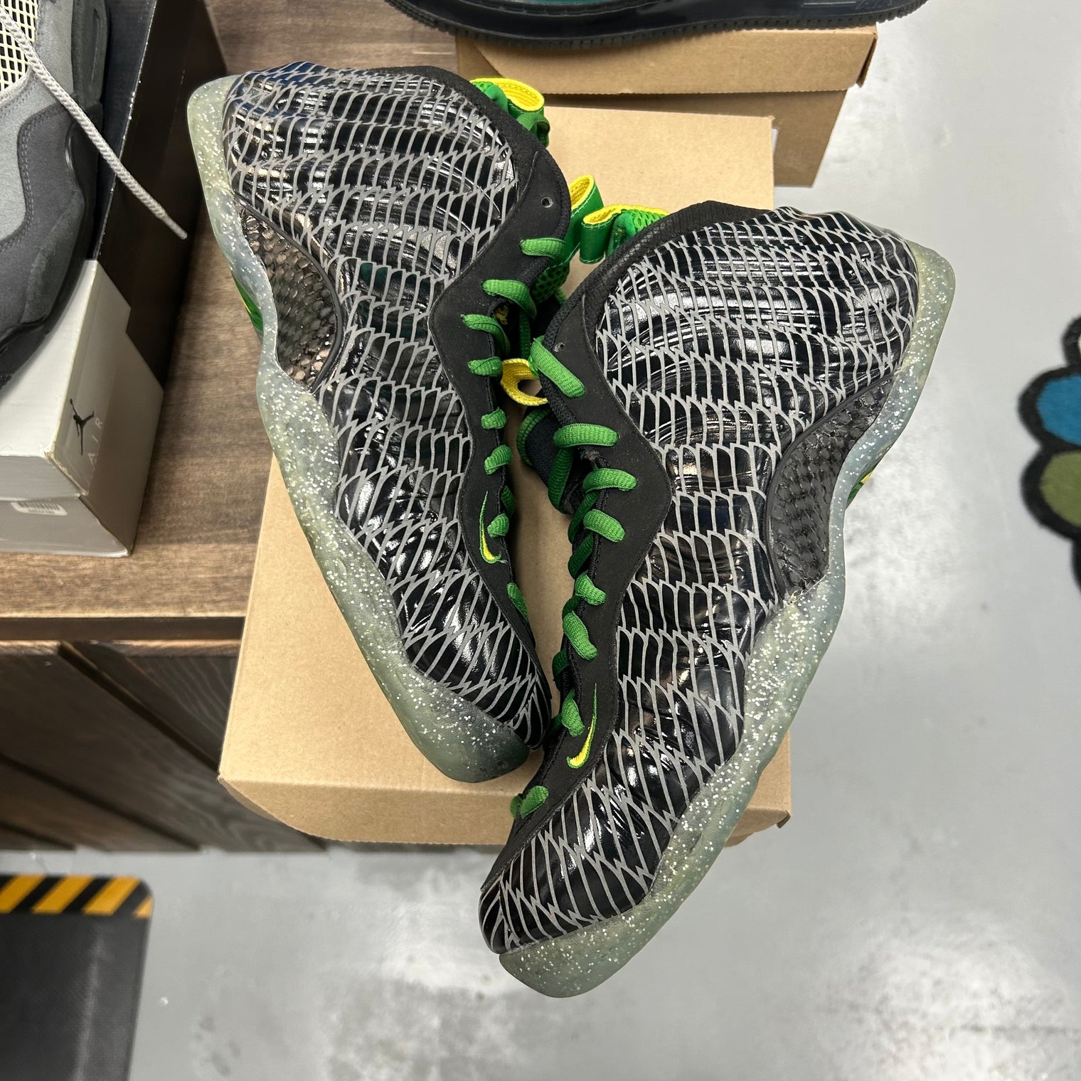 Nike Air Foamposite One Oregon Ducks (US 13) (USED, No Box)