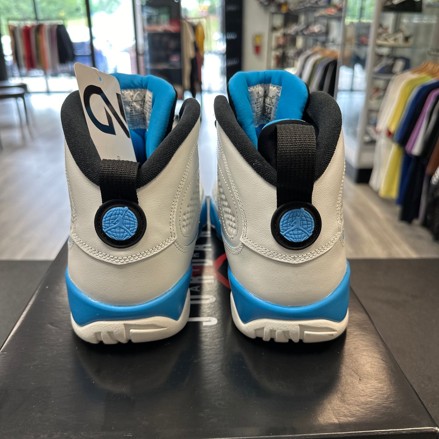 Powder Blue Jordan 9 (Lightly Worn)