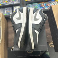 Black White Grey Jordan 1 Low (USED, Replacement Box)