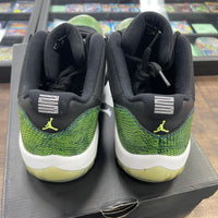 Green Snakeskin Jordan 11 Low (USED)