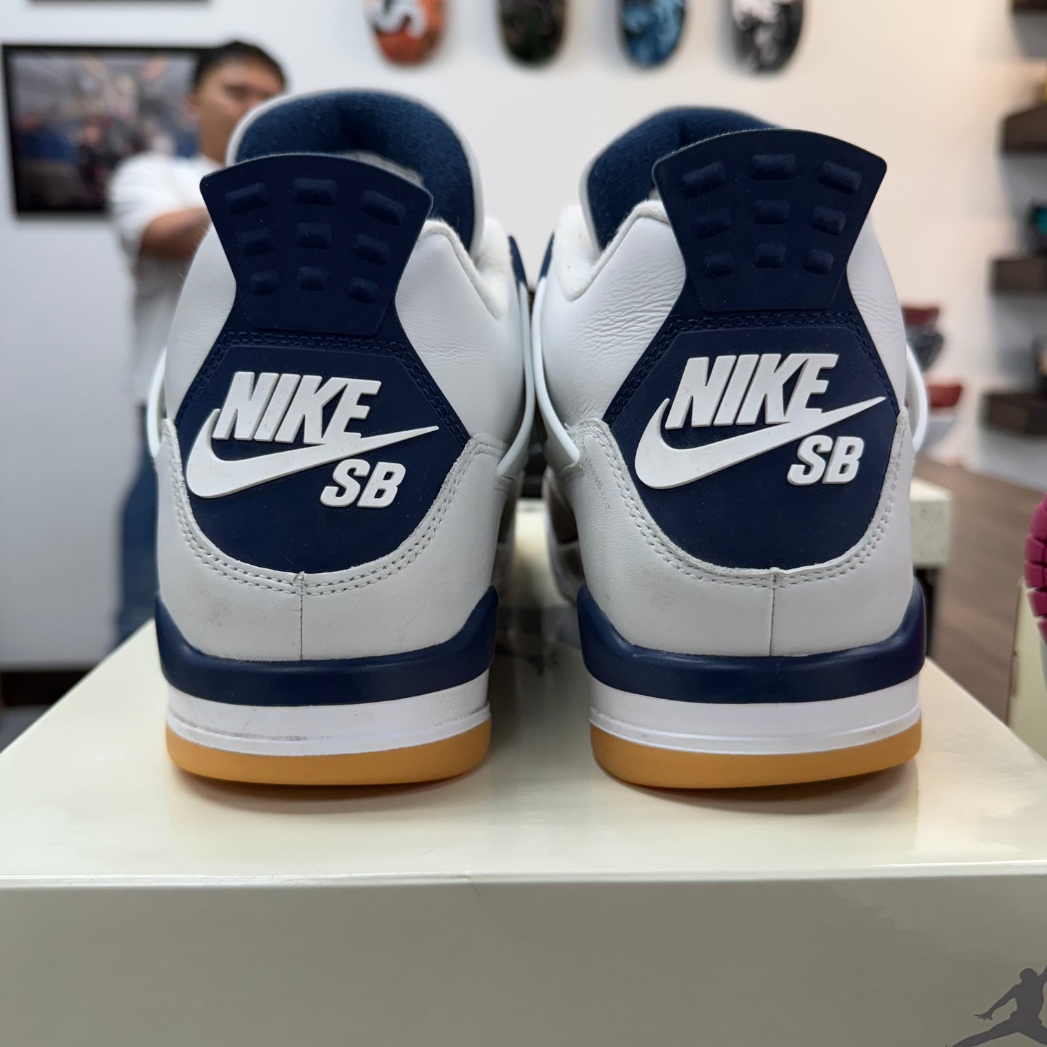 Navy Jordan 4 SB (USED)