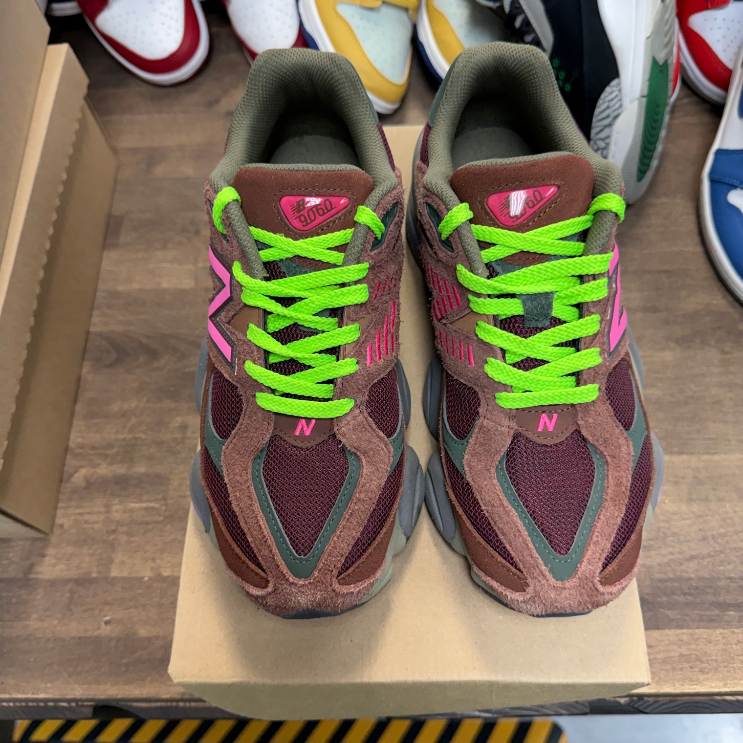 Rich Oak Burgundy New Balance 9060 (USED, No Box)