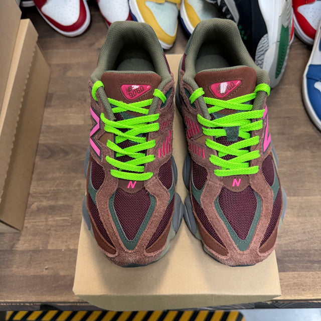 Rich Oak Burgundy New Balance 9060 (USED, No Box)