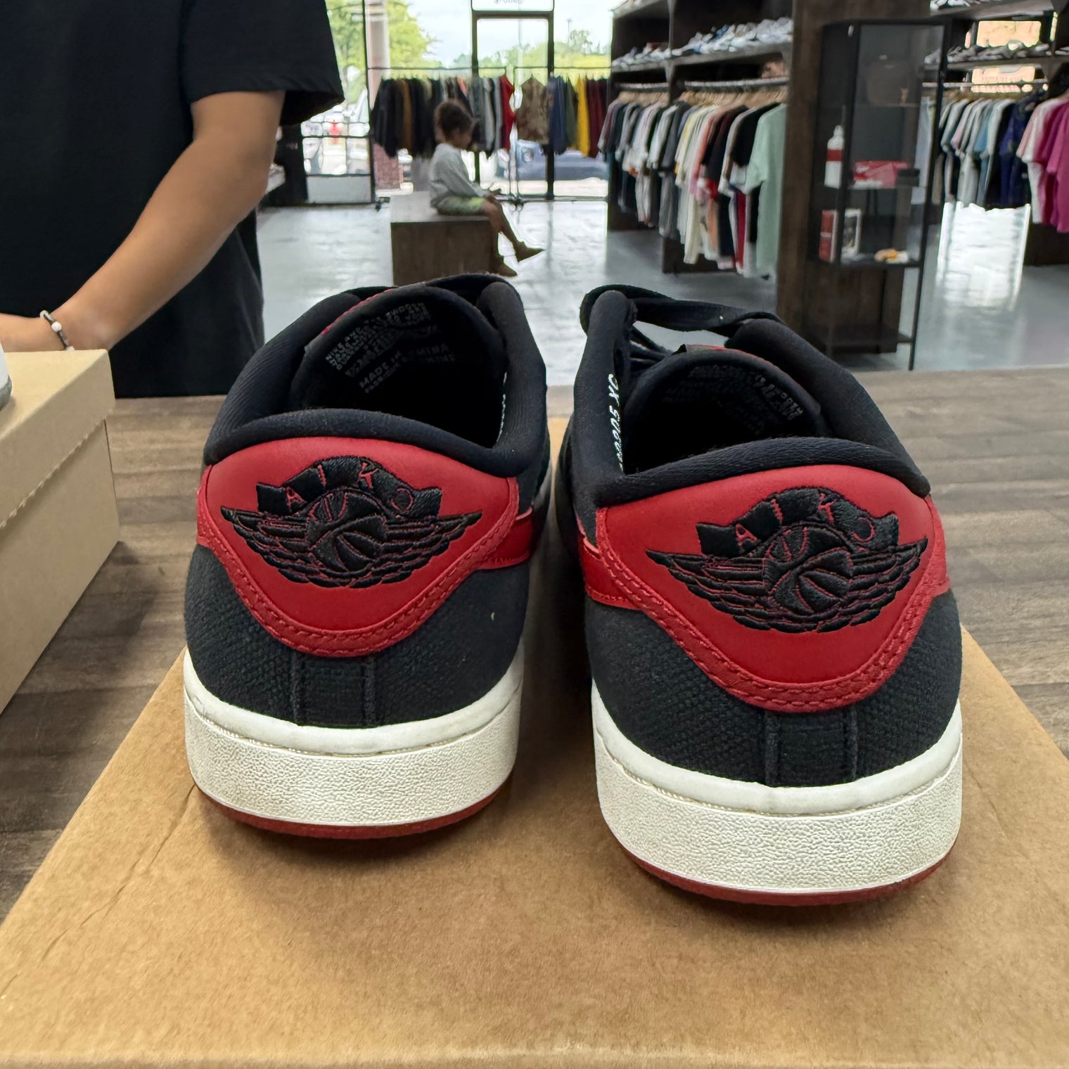 Bred Jordan 1 Retro AJKO Low (USED, No Box)