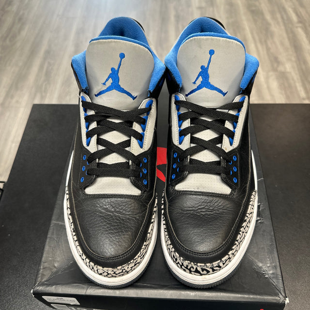 Sport Blue Jordan 3 (USED)