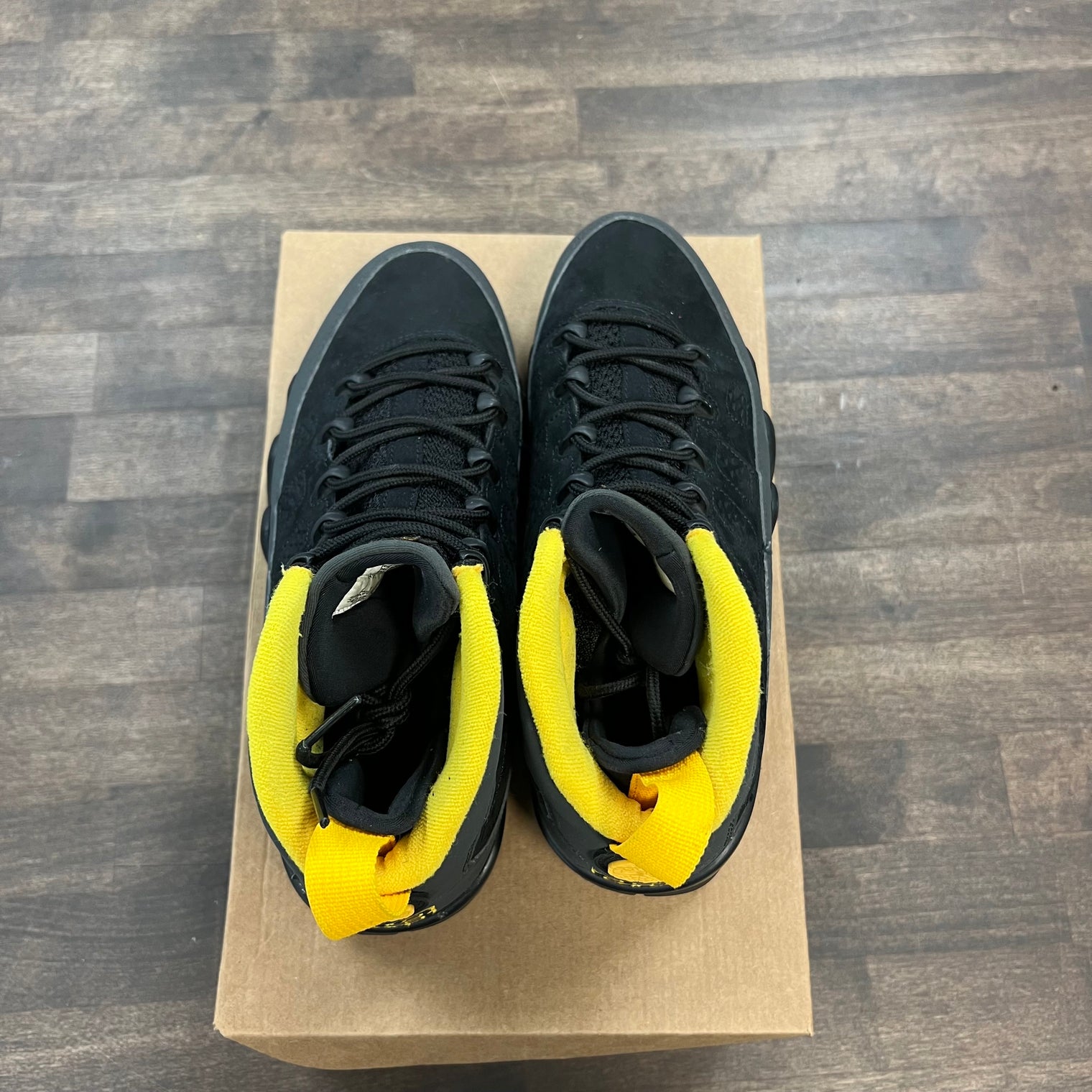 University Gold Jordan 9 (USED, No Box)