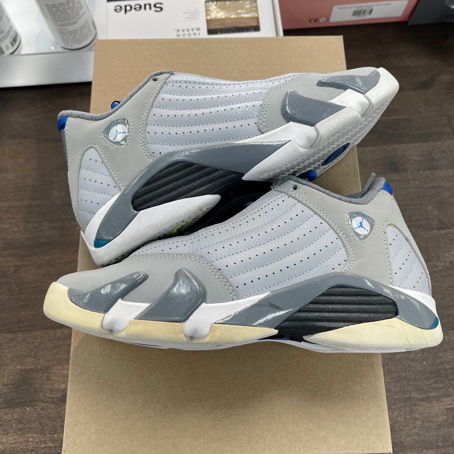 Sport Blue Jordan 14 Retro (GS) (2014) (USED, No Box)