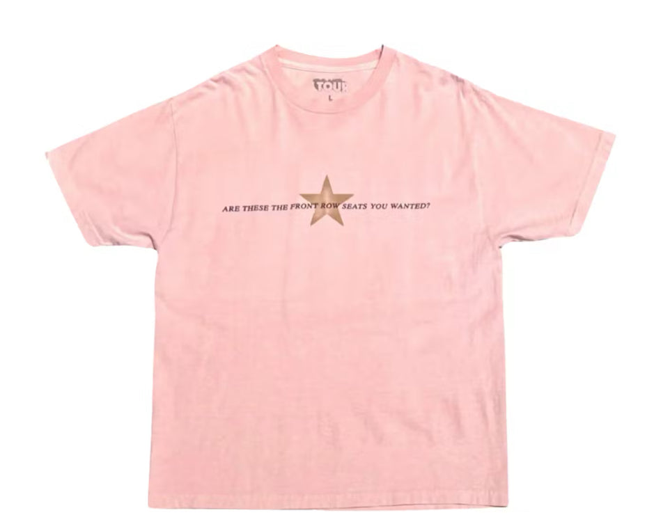 Travis Scott Utopia Circus Maximus Pink Star Tee