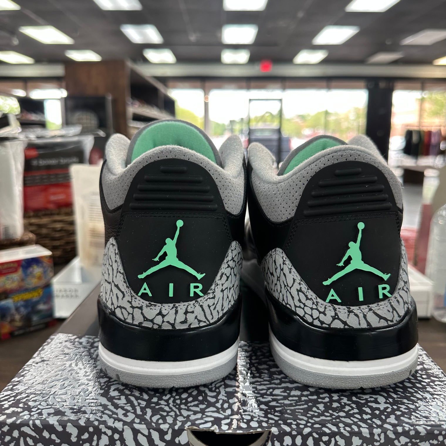 Green Glow Jordan 3 (USED)