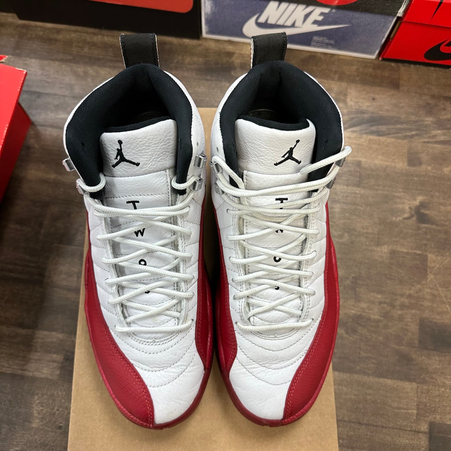 Cherry Jordan 12 Retro (USED, No Box)