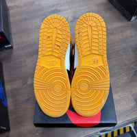 (GS) Taxi Yellow Toe Jordan 1 High (USED)