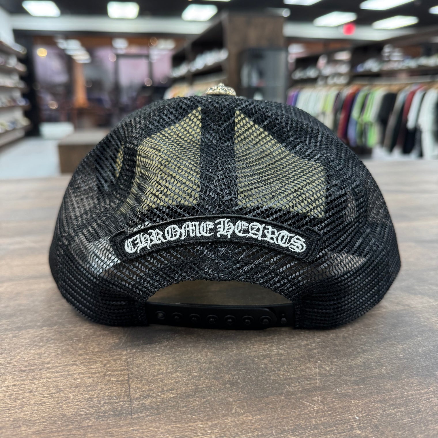 Chrome Hearts Hollywood Cross “King Taco” Trucker Cap (USED)